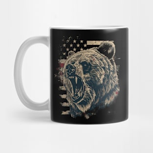 Grizzly Bear Footprints Mug